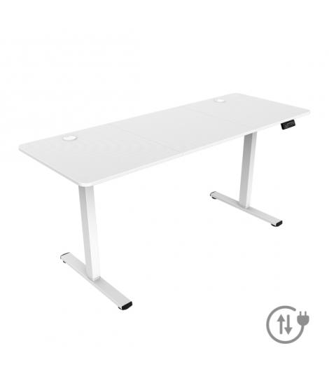 Mars Gaming MGD-ERGOPRO160 Mesa Gaming Motorizada - Altura Regulable hasta 118cm - Soportes Auriculares y Bebidas - Gestion de C