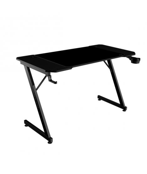 Mars Gaming MGD-X120 Mesa Gaming - Soportes Auriculares y Bebidas - Alfombrilla XXL - Estructura Acero - 120x60x1.5cm - Acabado 