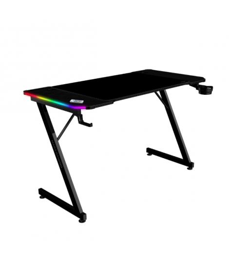 Mars Gaming MGD-X120RGB Mesa Gaming - Iluminacion ARGB con Mando - Soportes Auriculares y Bebidas - Alfombrilla XXL - Estructura