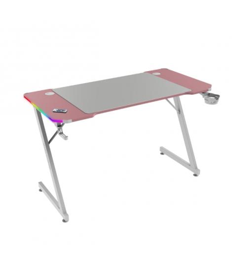 Mars Gaming MGD-X120RGB Mesa Gaming - Iluminacion ARGB con Mando - Soportes Auriculares y Bebidas - Alfombrilla XXL - Estructura