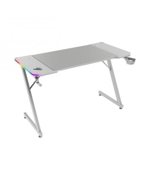 Mars Gaming MGD-X120RGB Mesa Gaming - Iluminacion ARGB con Mando - Soportes Auriculares y Bebidas - Alfombrilla XXL - Estructura