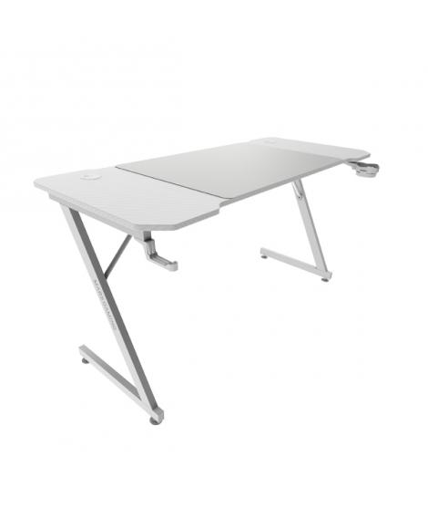 Mars Gaming MGD-X140 Mesa Gaming - Soportes Auriculares y Bebidas - Alfombrilla XXL - Estructura Acero - 140x60x1.5cm - Acabado 