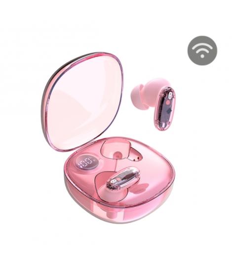 Mars Gaming MHIB2 Auriculares Bluetooth 5.4 - Microfono Integrado - Autonomia hasta 7h - Indicador LED - Semitransparente - 60x6