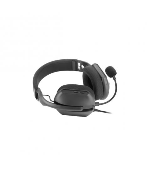 Mars Gaming MH-PRO Auriculares Gaming - Cable de 180cm - Almohadillas Air Transpirables - Controles Integrados - Microfono Integ