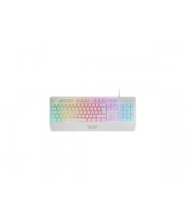 Mars Gaming MK124 Teclado Completo Hibrido H-Mech - Almohadilla Integrada - Disposicion QWERTY ES - Iluminacion FRGB - 450x181x3