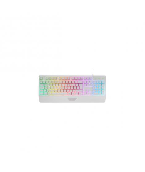 Mars Gaming MK124 Teclado Completo Hibrido H-Mech - Almohadilla Integrada - Disposicion Portuguesa QWERTY PT - Iluminacion FRGB 