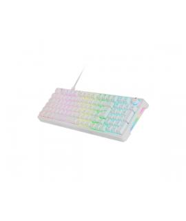 Mars Gaming MKPRO Teclado Completo Hibrido H-Mech - Switch SKN Amarillo - Disposicion Italiana QWERTY IT - Iluminacion RGB Chrom