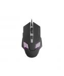 Mars Gaming MM024 Raton Gaming Optico - Sensor 4000dpi - Switches HUANO - Iluminacion RGB - 127x73x35mm - Color Negro