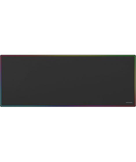 Mars Gaming MMP224 Alfombrilla Extragrande - Base Antideslizante - Superficie Nanotextil Flexible - 880x330x3mm - Color Negro