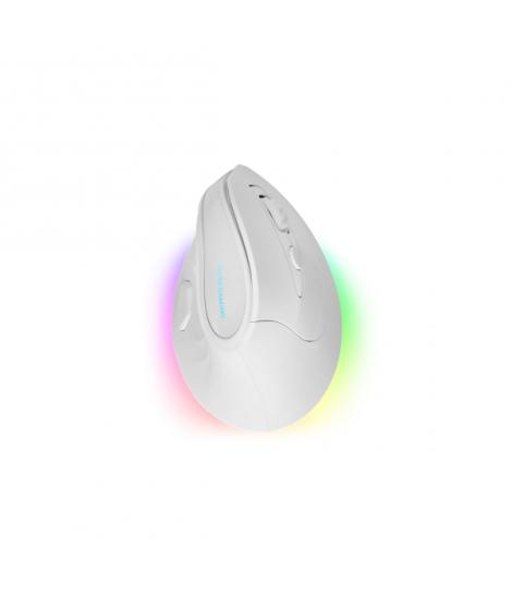 Mars Gaming MM-SK Raton Gaming Inalambrico Vertical para Diestros - Sensor 8400dpi - Bluetooth 5.1 - RF 2.4Ghz - Switches HUANO 