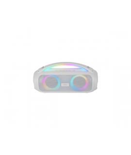 Mars Gaming MS-PULSE Altavoz Bluetooth de 50W - Luces RGB - Bateria de 5000mAh - Microfono Integrado - Color Blanco