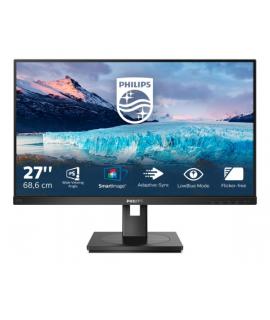 Philips S Line 272S1AE/00 Monitor 27" LED IPS FullHD 75Hz - Respuesta 4ms - Altavoces 4W - Regulable en Altura, Giratorio e Incl