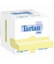 Tartan Pack de 12 Blocs de 100 Notas Adhesivas Reposicionables 51x38mm - 100% PEFC - Color Amarillo Claro