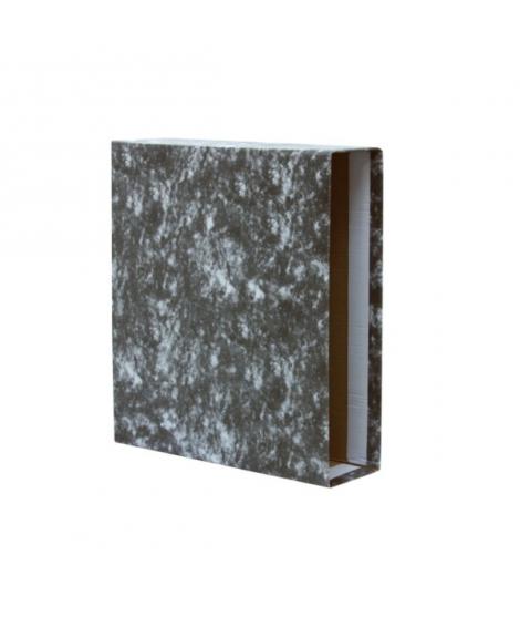 Bismark Funda para Archivador A-Z Folio - Carton Forrado - Color Negro Jaspeado