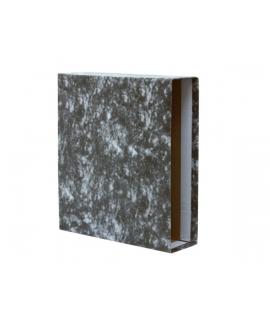 Bismark Funda para Archivador A-Z A4 - Carton Forrado - Color Negro Jaspeado