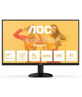 AOC Q27B35E Monitor 27" LED IPS QHD 120Hz HDR10 - Respuesta 1ms - HDMI, DisplayPort - VESA 100x100mm - Color Negro