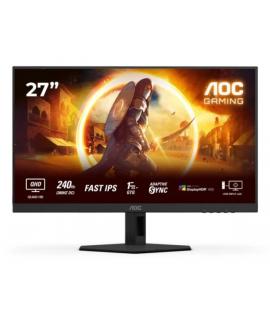 AOC Q27G4ZR Monitor 27" FastIPS QHD 240Hz/260Hz HDR400 - Respuesta 1ms - Ajustable en Altura, Inclinacion y Rotacion - HDMI, Dis