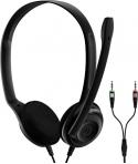 Epos PC 3 Chat Auriculares Estereo con Microfono - Jack 3.5mm - Cable de 2m - Color Negro