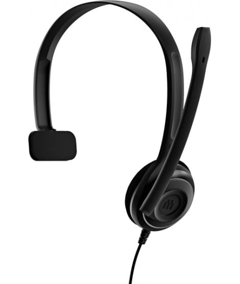 Epos PC 7 USB Auricular Monoaural con Microfono - Cable de 2m - Color Negro