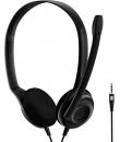 Epos PC 5 Chat Auriculares Estereo con Microfono - Jack 3.5mm - Cable de 2m - Color Negro
