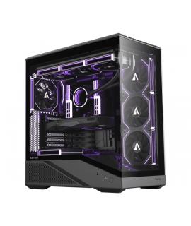 Abysm Arian Frame A400 Black Caja Torre ATX, ITX, Micro ATX - Lateral y Frontal Cristal Templado - 3.5" y 2.5" - USB-A, USB-C y 