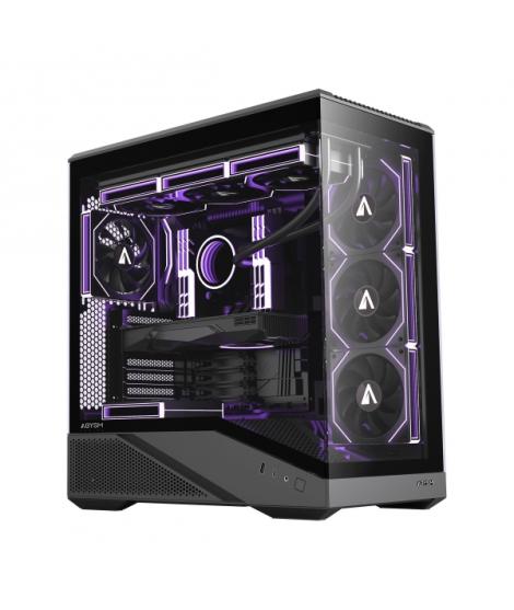 Abysm Arian Frame A400 Black Caja Torre ATX, ITX, Micro ATX - Lateral y Frontal Cristal Templado - 3.5" y 2.5" - USB-A, USB-C y 