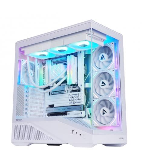 Abysm Arian Frame A400 White Caja Torre ATX, ITX, Micro ATX - Lateral y Frontal Cristal Templado - 3.5" y 2.5" - USB-A, USB-C y 