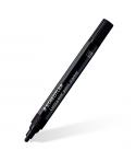Staedtler Lumocolor 349 Marcador Acrilico Permanente - Trazo 2.4 mm Aprox - Tinta Base de Agua - Color Negro