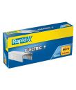 Rapid Strong Caja de 5000 Grapas 66/6 Electric - Para Grapar hasta 20 Hojas - Alambre Reforzado Galvanizado - Patilla de 6mm