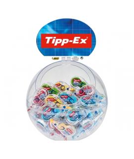 Tipp-Ex Mini Pocket Mouse Fashion Expositor con 40 Cintas Correctoras 5mm x 6m - Resistente - Escritura Instantanea