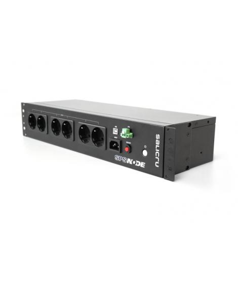 Salicru SPS 900 NODE SAI 900VA Off-line - Formato Rack - 8 Salidas Schuko - Indicador LED