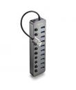 NGS IHUB10 Hub USB 3.0 - 10 Puertos USB 3.0 con Interruptores - Hasta 5Gbps