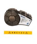 Brady M21-375-595-YL Cinta de Etiquetas Original Vinilo - Texto Negro sobre Fondo Amarillo - Ancho 9.53mm x 6,40m