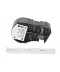 Brady M4-124-461 Cinta de Etiquetas Original Poliester Autolaminable para Laboratorio - Texto Negro sobre Fondo Blanco - Ancho 4