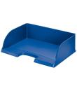 Leitz Plus Jumbo Bandeja Portadocumentos de Gran Capacidad - Acceso Apaisado - Hasta 10uds Apilables - Color Azul