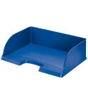 Leitz Plus Jumbo Bandeja Portadocumentos de Gran Capacidad - Acceso Apaisado - Hasta 10uds Apilables - Color Azul