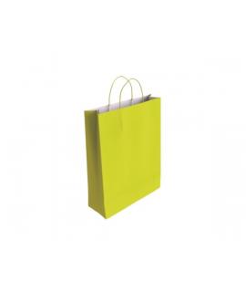 Bismark Bolsa de Papel Celulosa - Medidas 32x10x24cm - Color Pistacho