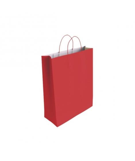 Bismark Bolsa de Papel Celulosa - Medidas 40x14x32cm - Color Rojo