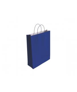 Bismark Bolsa de Papel Celulosa - Medidas 32x10x24cm - Color Azul