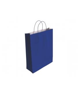 Bismark Bolsa de Papel Celulosa - Medidas 37x12x27cm - Color Azul
