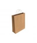 Bismark Bolsa de Papel Kraft - Medidas 37x12x27cm - Color Marron