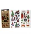 Bismark Pack con 2 Hojas de Pegatinas Navideñas