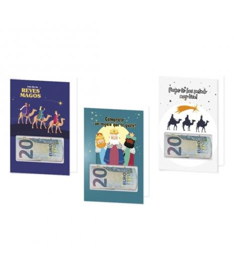 Bismark Tarjeta Navideña para Regalar Dinero - 3 Diseños Diferentes Aleatorios