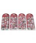 Bismark Pack de Pegatinas Bubble con Confetti Papa Noel - Packs con Diseños Diferentes Aleatorios