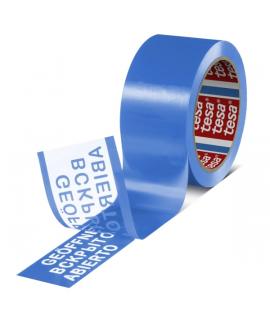 Tesa 64007 Cinta para Precintado a Prueba de Manipulaciones 50mm x 50 Metros - Para Aplicacion Manual y Automatica - Adhesivo Ac