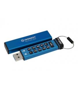 Kingston Iron Key Keypad 200 Memoria USB Tipo C 32GB - USB-C 3.2 Gen 1 Tipo A - XTS-AES - 145 MB/s Read Speed - 115 MB/s Write S