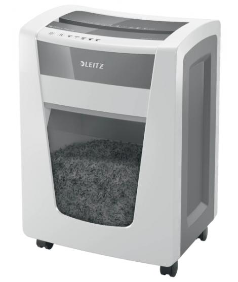 Leitz IQ Office Pro P4 Destructora de Papel Corte Confeti P-4 - Destruye hasta 20 Hojas - Capacidad de la Papelera 30L - 4 Horas