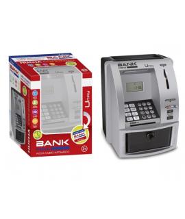 Umay Hucha Electronica Diseño Cajero Automatico - Contraseña Numerica y Mini Tarjeta de Credito - Cajon Extraible