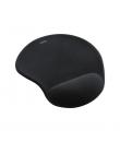 Tooq TQMP1001-B Alfombrilla Raton Ergonomica - Reposamuñecas de Gel - Superficie Suave, Elastica, Transpirable y Resistente - Co