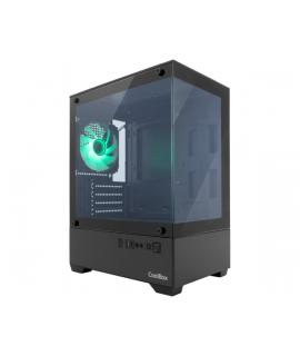Coolbox GM200 Vision Lite Caja Mini Torre Micro ATX, Mini-ITX - Frontal y Lateral Cristal Templado - Tamaño HDD 3.5" y 2.5" - US
